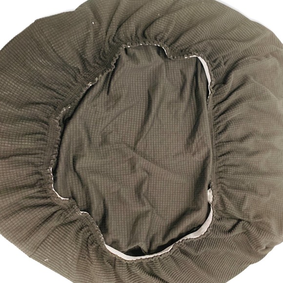 Caveen Beanbag / Cushion Cover NWOT Black Textured Unlined Elastic Stretchy Soft - Picture 2 of 6